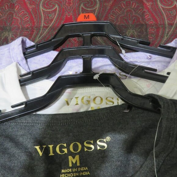 BOGO! Vigoss Girls 3 Value Pack T Shirts Short Sleeve Stars Gray M 7-8 - Picture 5 of 5